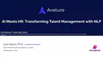 [Keynote] - AI Meets HR: Transforming Talent Management with NLP